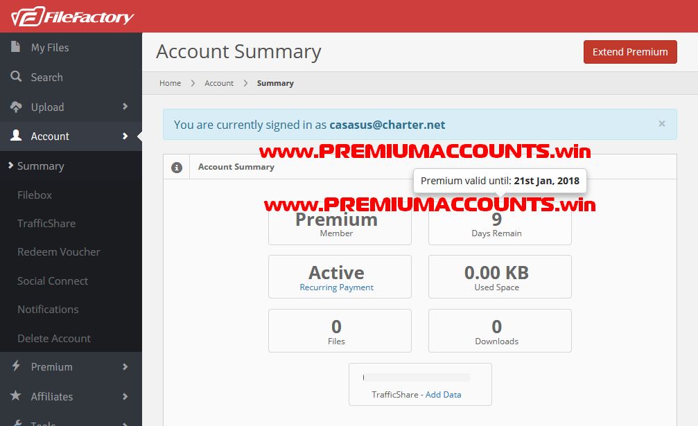 filesmonster premium account password